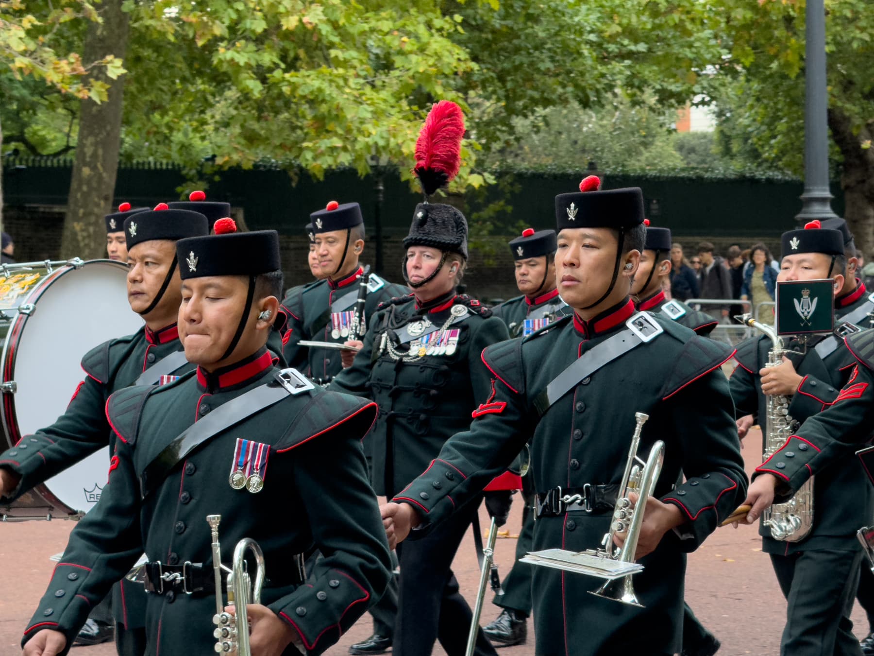 Brigade of Gurkhas at Westminster Palace