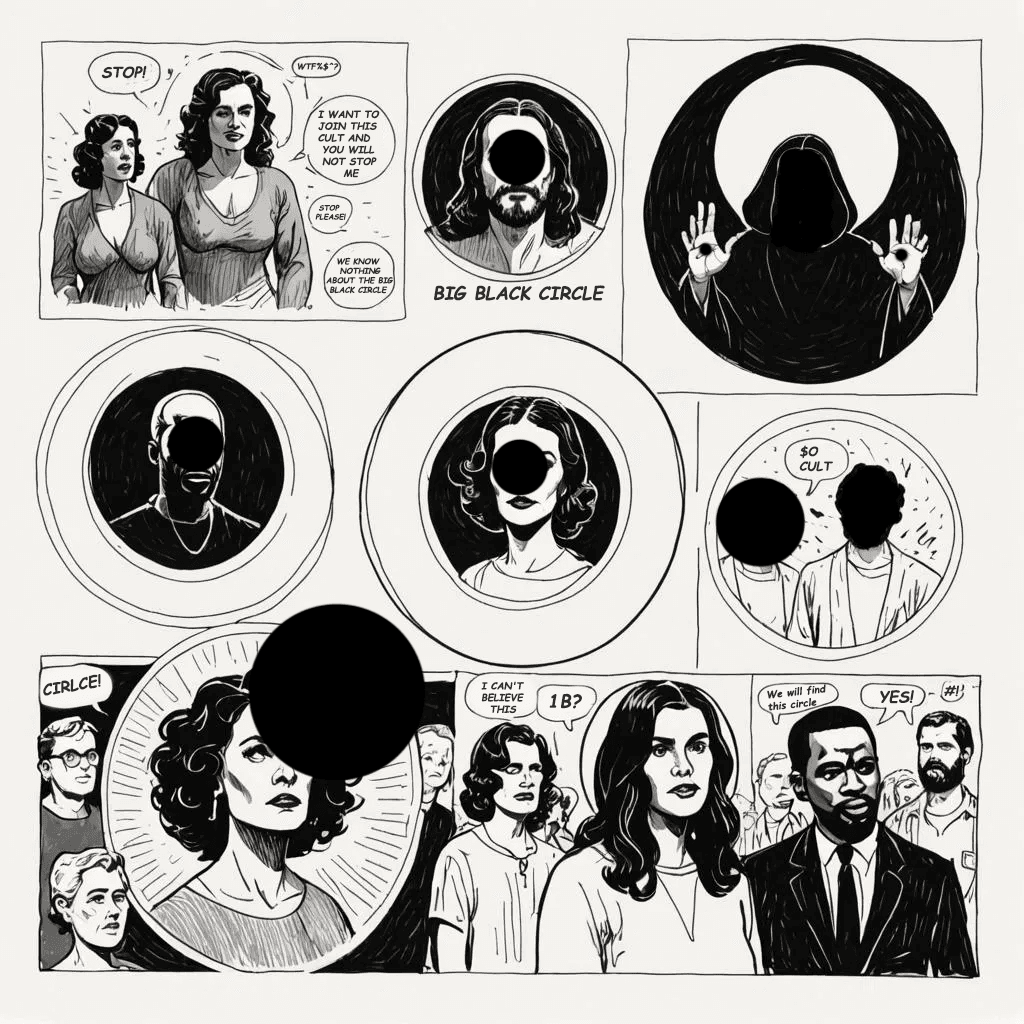 CIRCLE CULT. PAGE ONE.