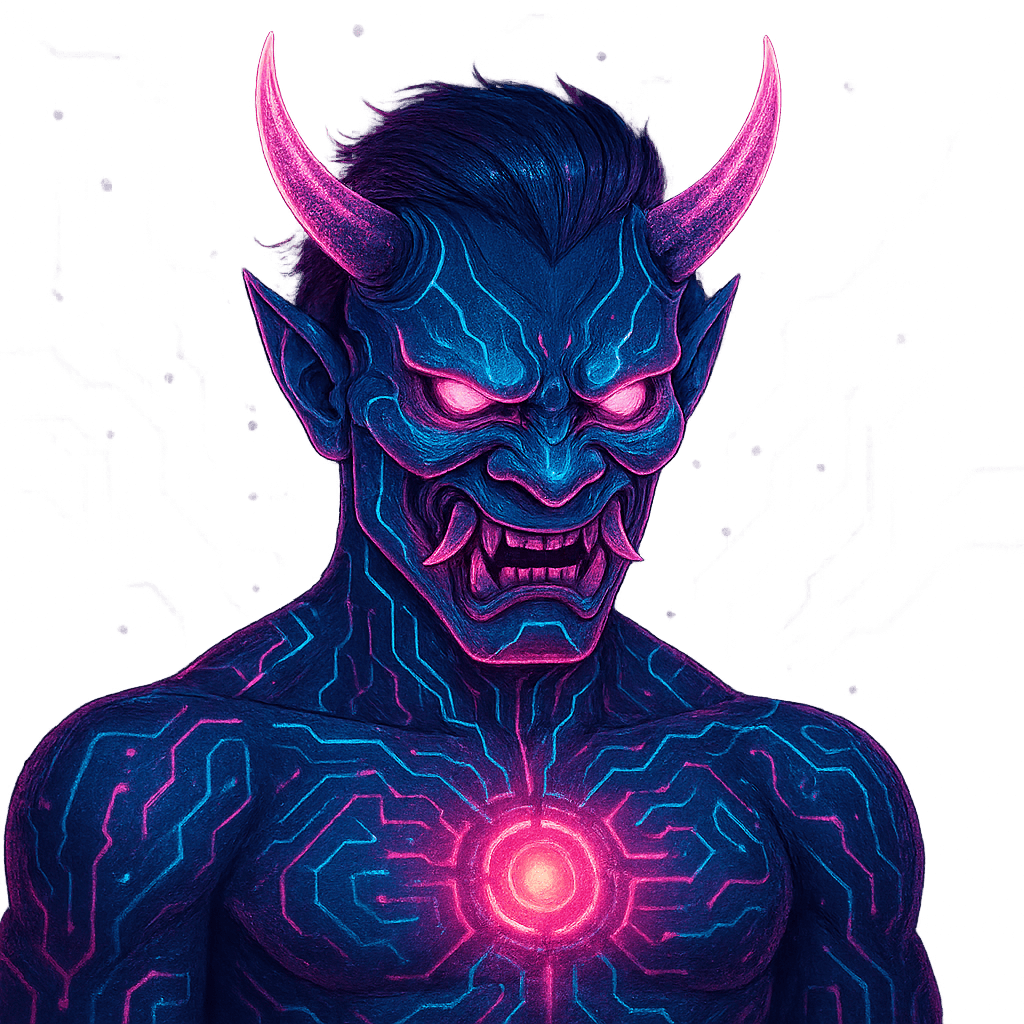 Neon Pulse Oni